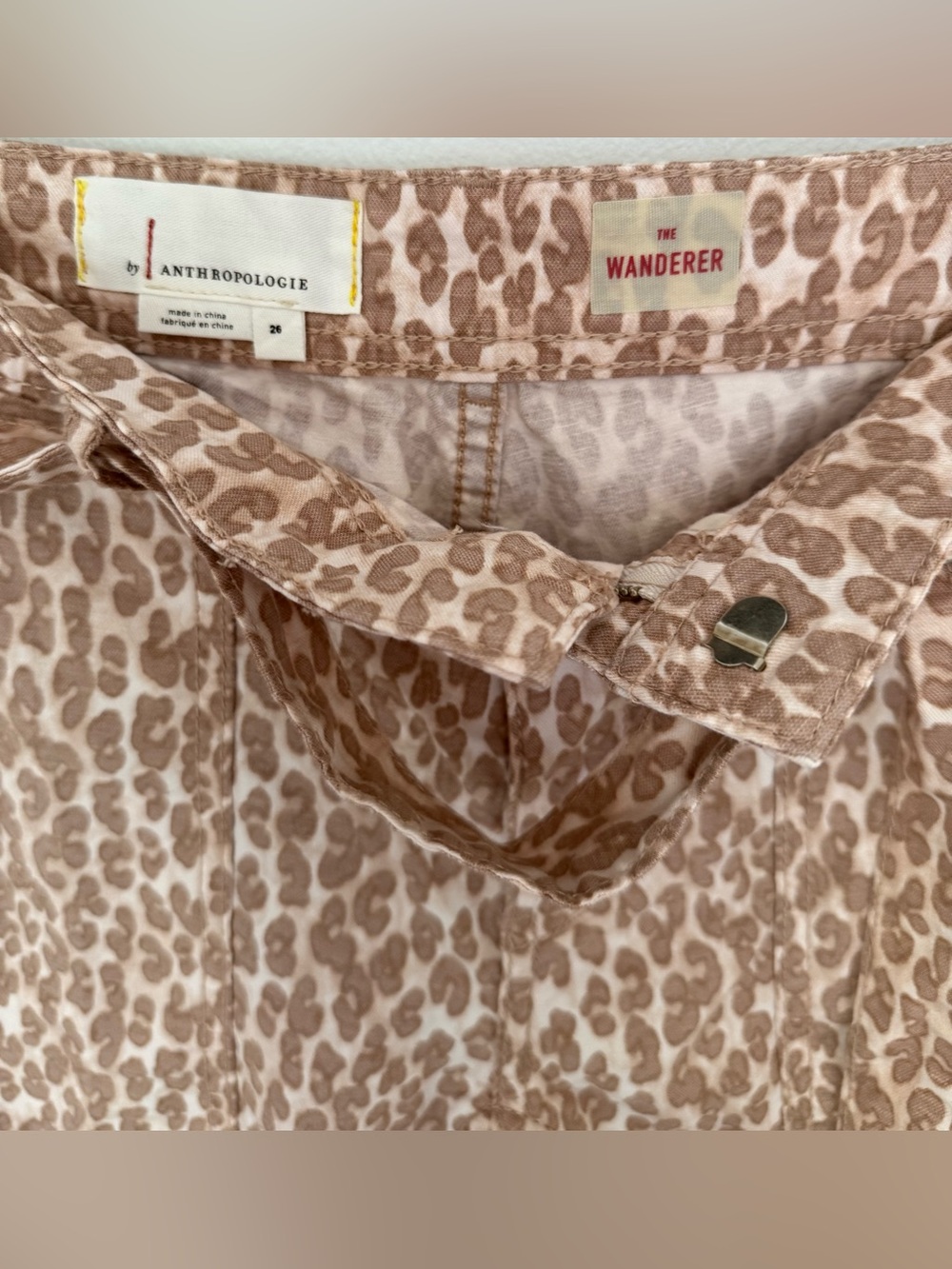 Anthropologie The Wanderer Utility Leopard Print Pants - Picture 12 of 12